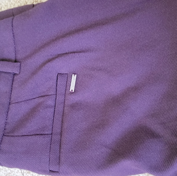 Calvin Klein pants purple Size 2 - Picture 3 of 3